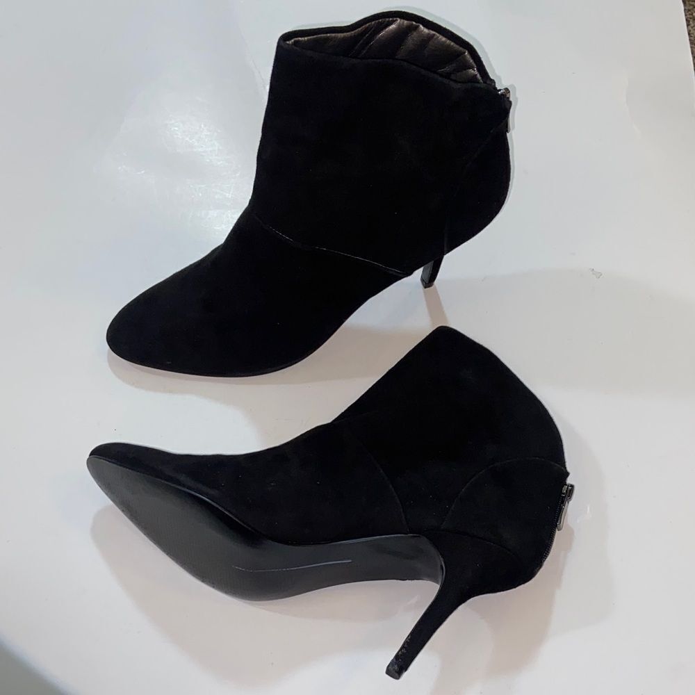 AUDREY BROOKE Elegant Black Ankle Boots Women’s Size 10